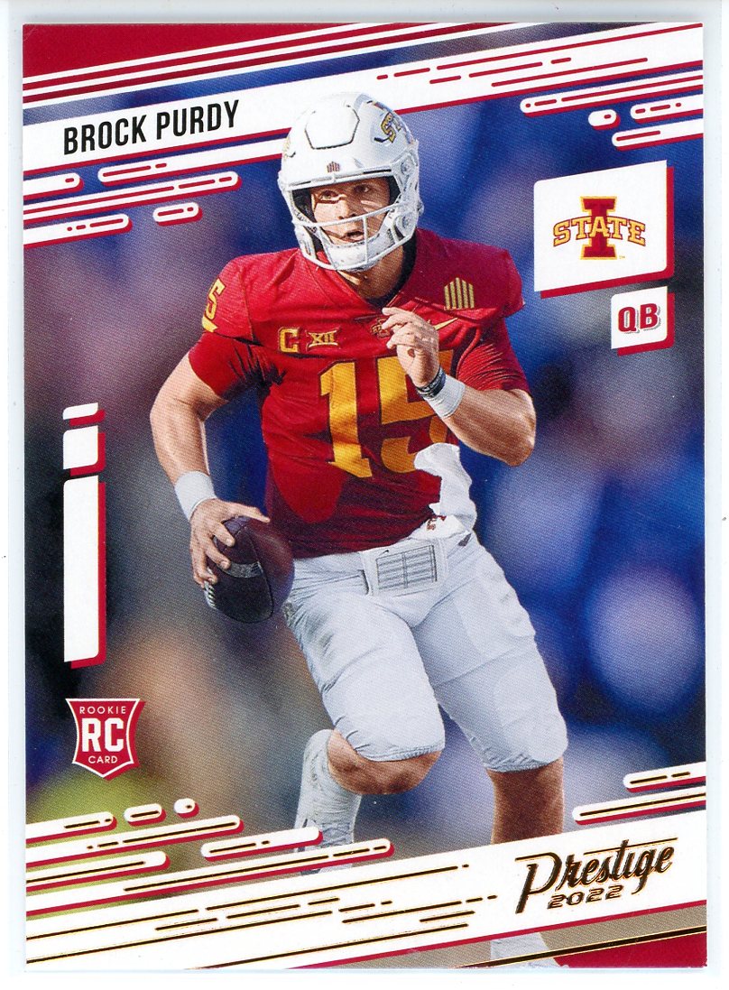 2022 Clearly Donruss Base Rated Rookie Gold #99 Brock Purdy