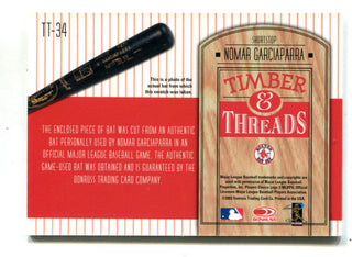 Nomar Garciaparra 2004 Donruss Timber & Threads #TT34 Bat Card