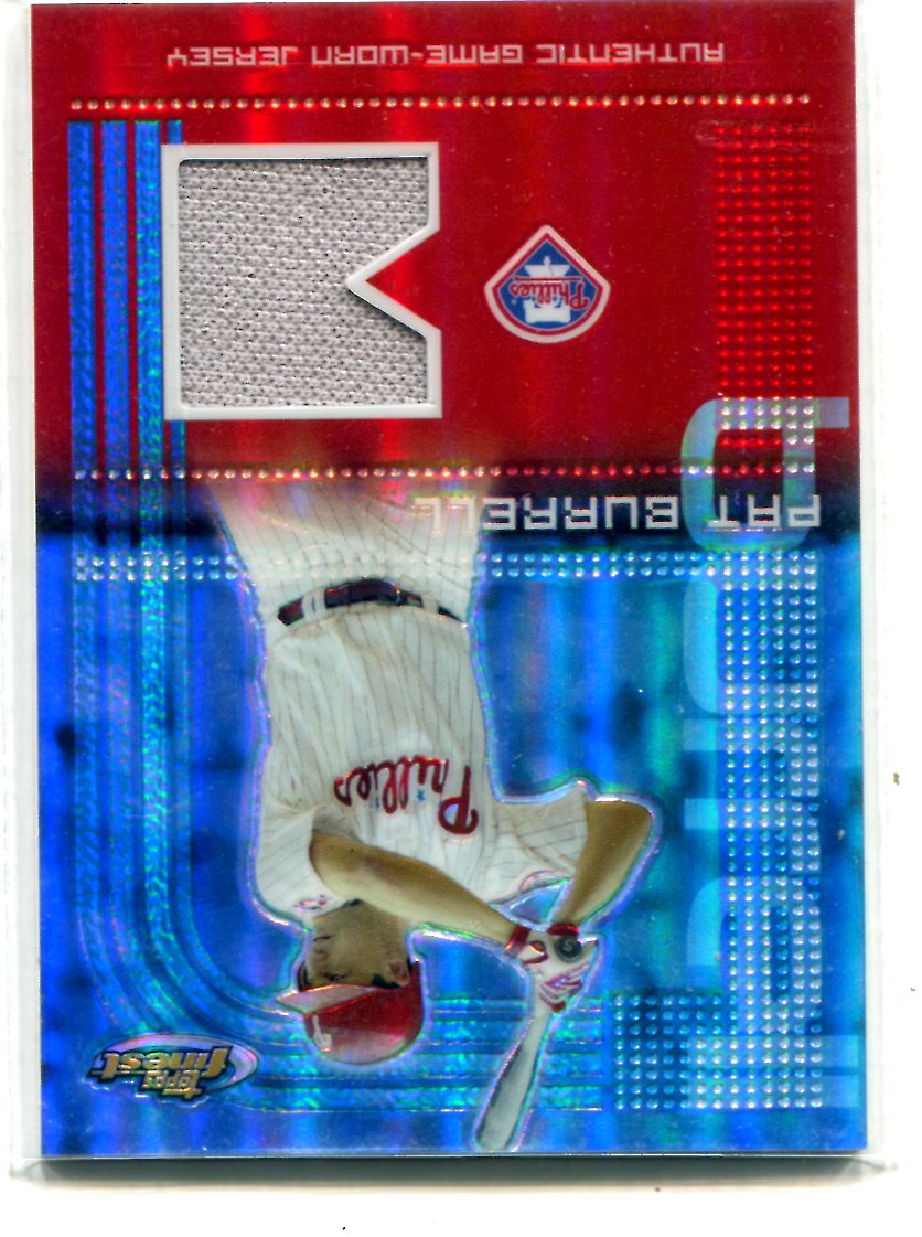 Pat Burrell 2004 Topps Finest #FR-PB Jersey Card