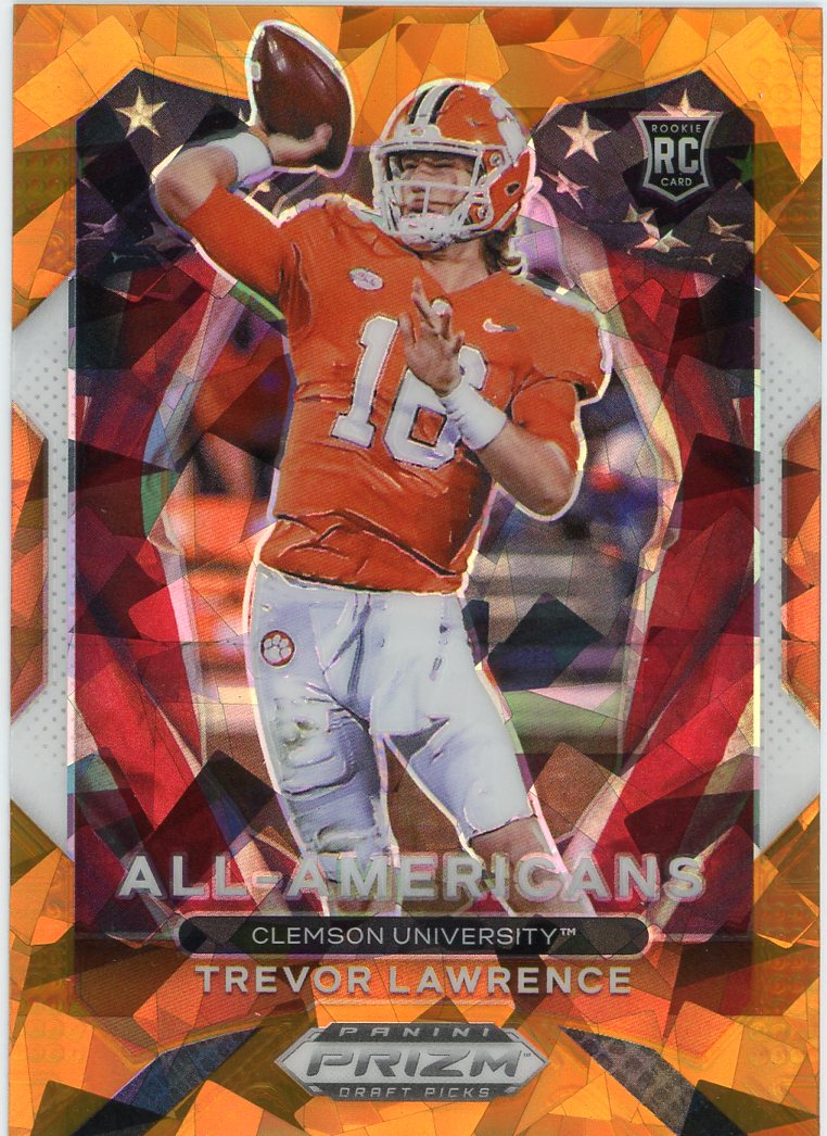 Trevor Lawrence 2021 Prizm Draft Picks Orange Ice #106 Price Guide - Sports  Card Investor