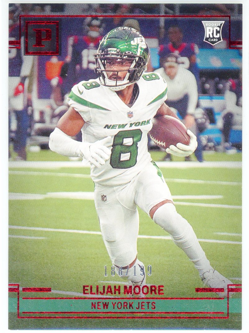 Elijah Moore New York Jets Signed 2021 Panini Chronicles #PA-30 BAS Ro –  Super Sports Center