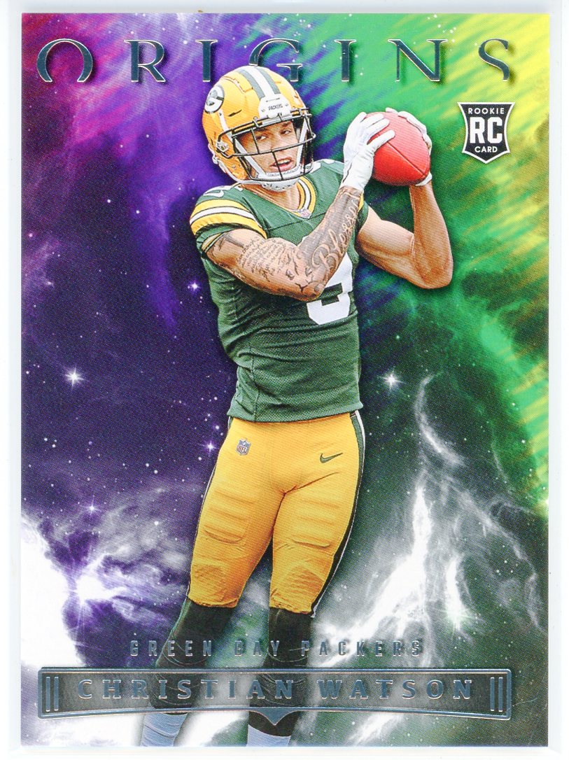 Christian Watson 2022 Panini Origins Rookie Card #116