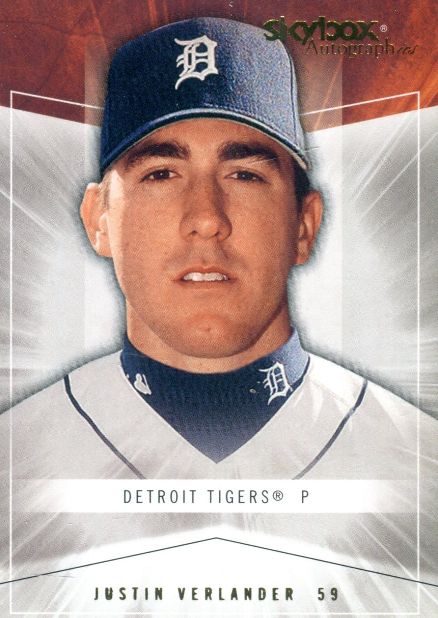 Justin Verlander Detroit Tigers 2005 Playoff Prestige # 151 Rookie Card