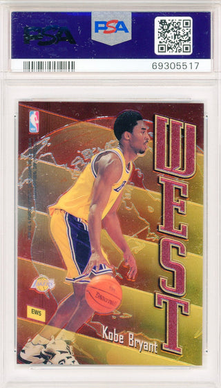 Michael Jordan & Kobe Bryant 1998 Topps East West Card #EW5 (PSA Gem Mt 10)