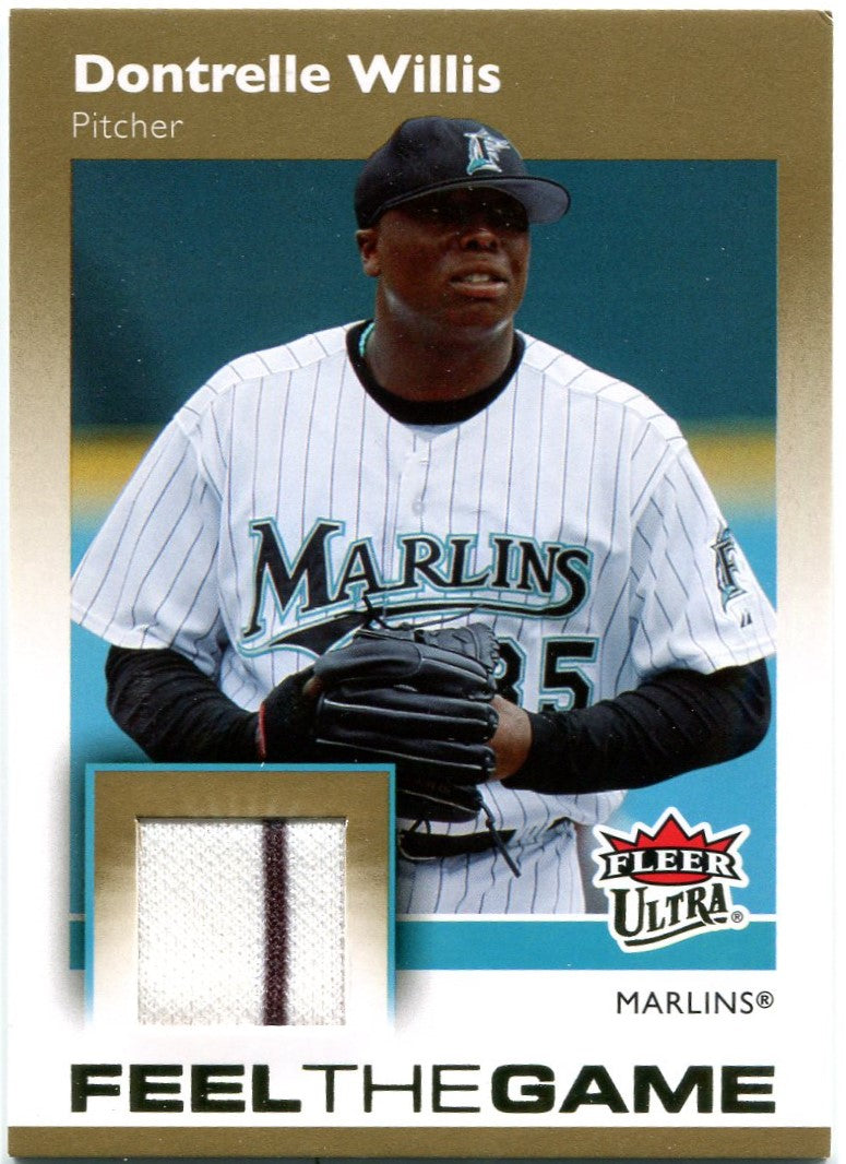 Dontrelle Willis 2006 Topps Turkey Red Authentic Game-Worn Jersey Unsi
