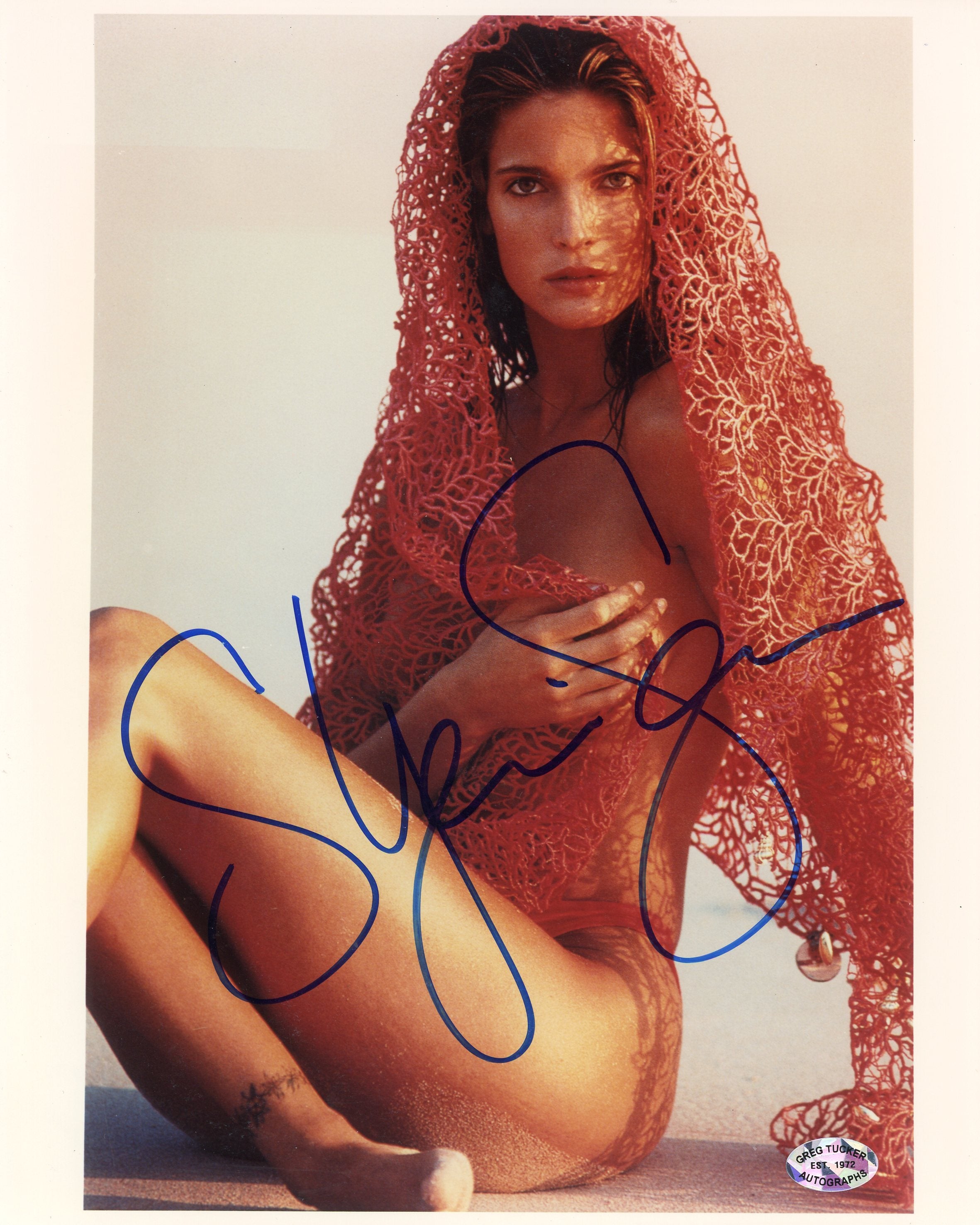 Stephanie Seymour Autographed 8 orders x 10 Signed Photo COA