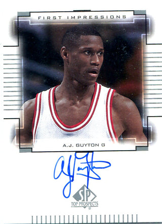 A.J. Guyton 2000 Upper Deck First Impressions Autographed Card