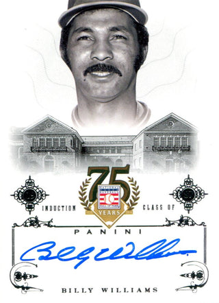 Billy Williams Autographed 2014 Panini Hall of Fame Card