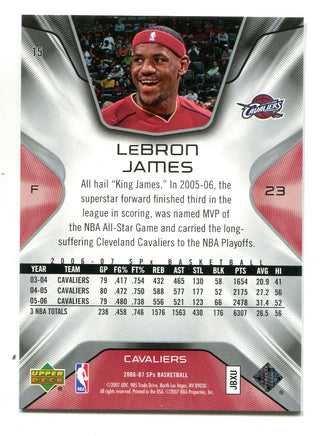 Lebron James 2006-07 Upper Deck SPx #15 Card