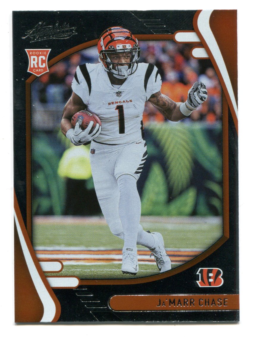 Ja'Marr Chase 2021 Panini Absolute Football #105 RC | Hollywood