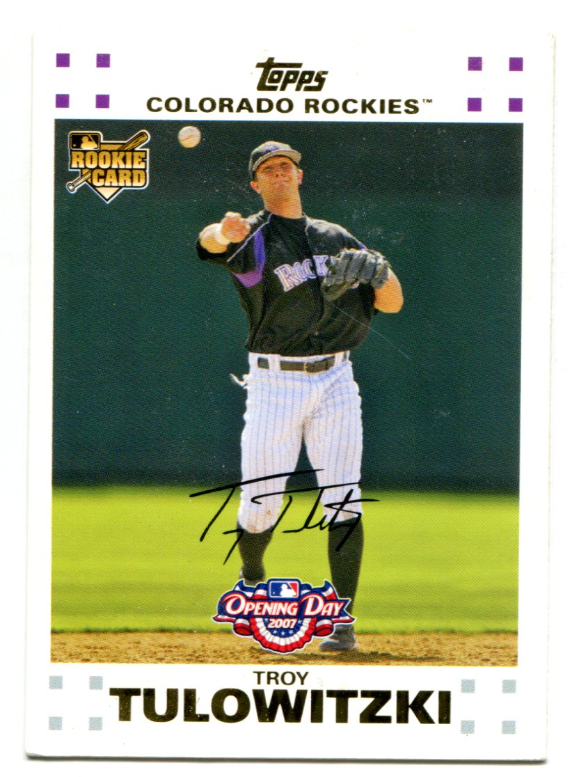 Troy Tulowitzki Signed Rockies Jersey (JSA)