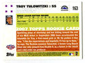 Troy Tulowitzki 2007 Topps Rookie Card