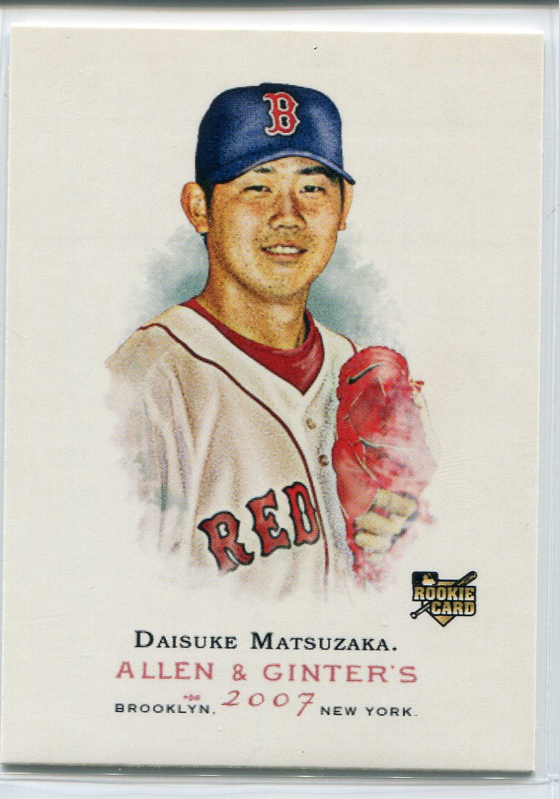 Daisuke Matsuzaka 2007 Topps Allen & Ginters Rookie Card