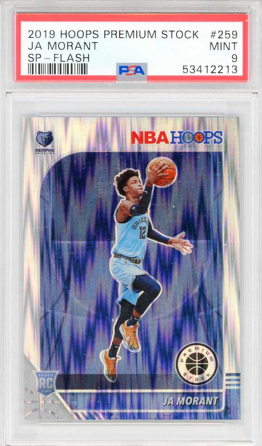 Ja Morant 2019 Hoops Teal Explosion #259 Price Guide - Sports Card