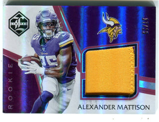 Alexander Mattison 2019 Panini Limited Jersey Card #RJJ34 /25