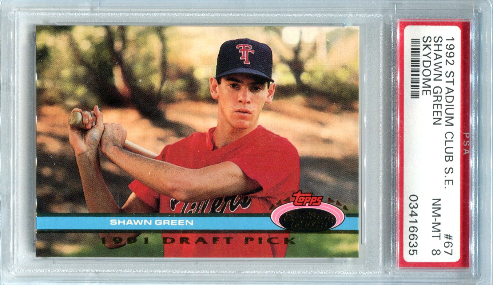 メジャーリーグ　カード　Shawn Green Shawn Green 1992 Upper Deck MLB #55 Rookie Baseball Card