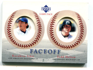 Todd Helton/Kazuhisa Ishii  2003 Upper Deck Game Face Faceoff #184 Card