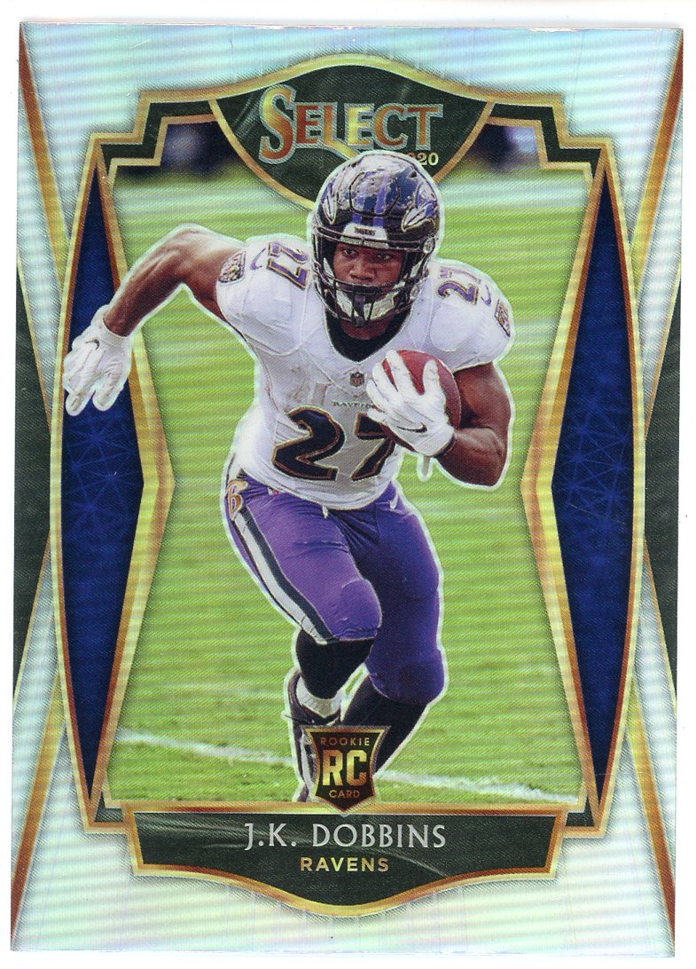 2022 DONRUSS OPTIC #14 J.K. DOBBINS RED PRIZM /99 SP BALTIMORE RAVENS