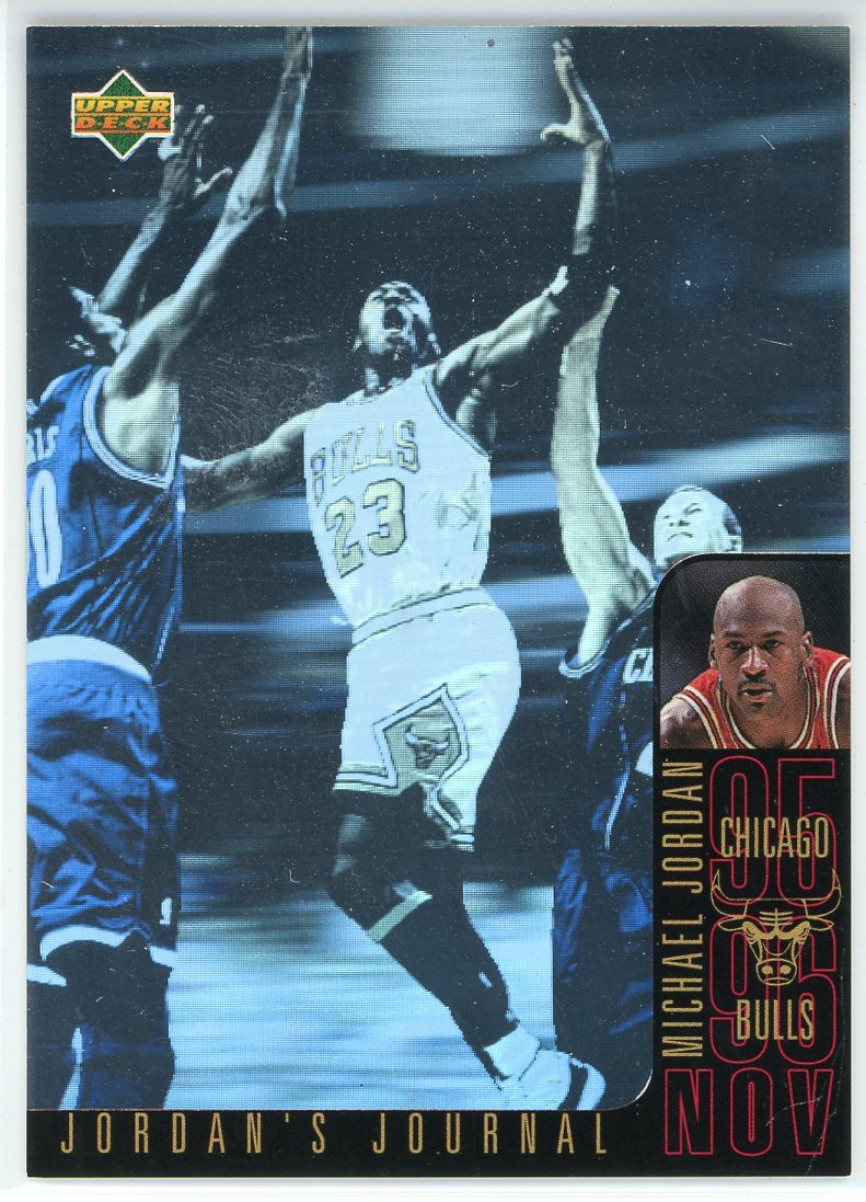 Michael Jordan Washington Wizards Autographed Blue Jersey - Upper Deck