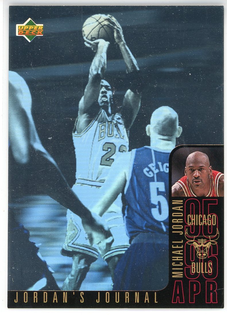 Michael Jordan Card #JC1 Upper Deck 1996 Jordan Collection