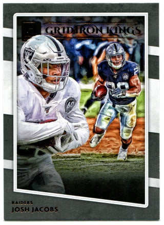 Josh Jacobs Panini Donruss Gridiron Kings 2020