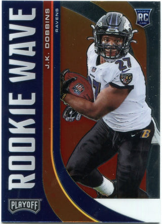 J.K. Dobbins Panini Playoff Rookie Wave 2020