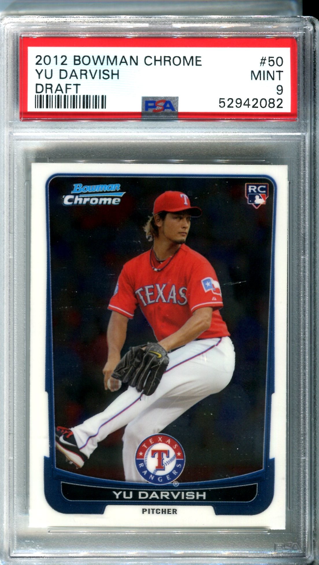 Yu Darvish Game Worn Jersey Baseball Card