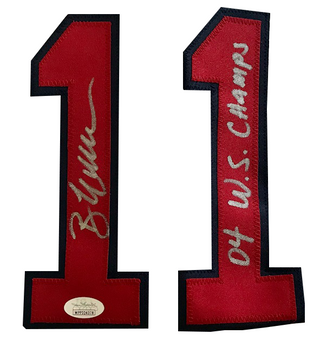 Bill Mueller Autographed "04 WS Champs" Boston Red Sox Jersey (JSA)