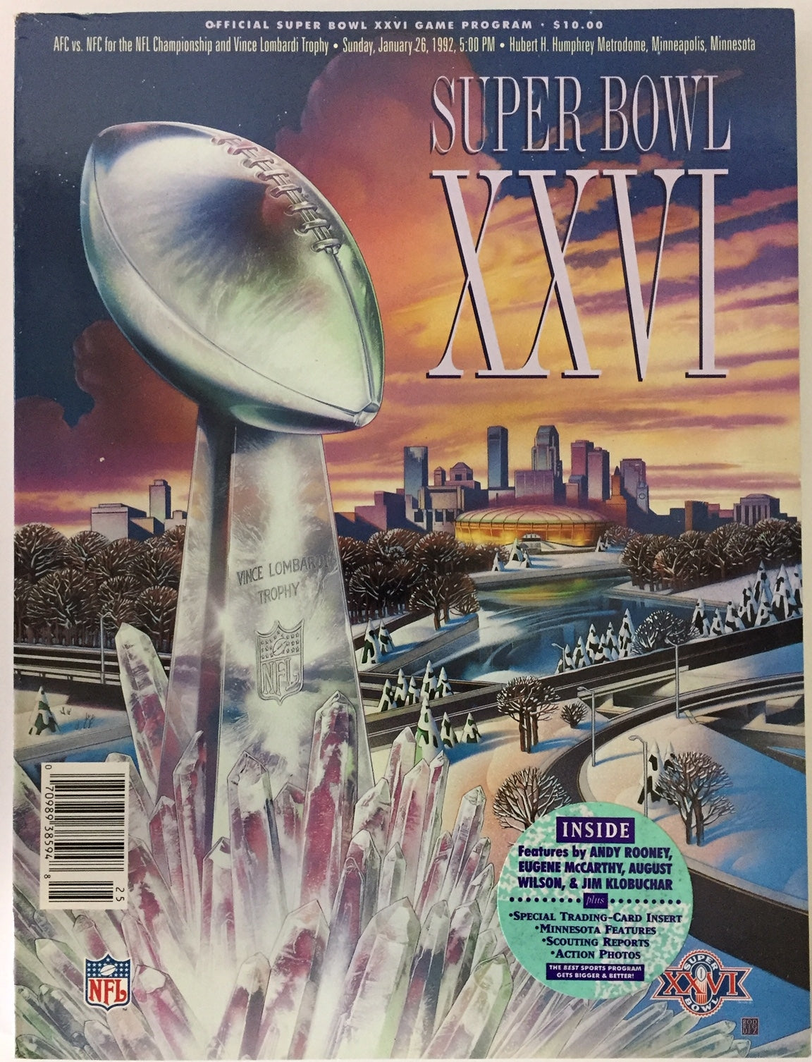 Super Bowl XXVII Game Program – Mima's shop