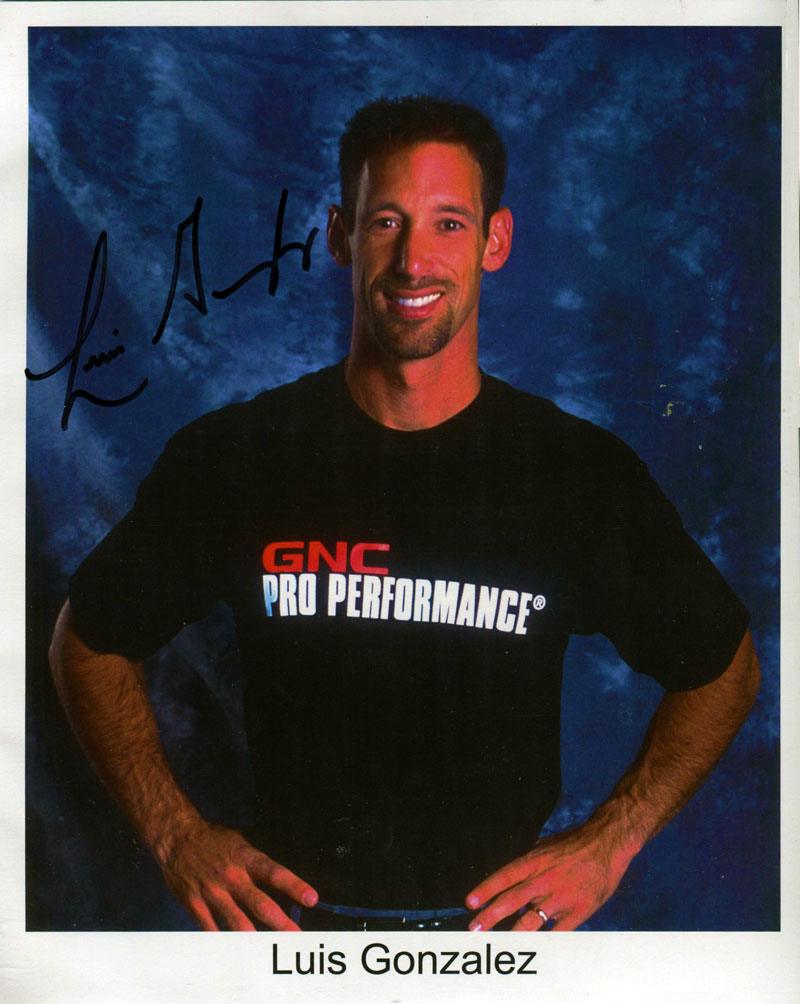 Luis Gonzalez Autographed 8x10 Casual Photo | Hollywood Collectibles
