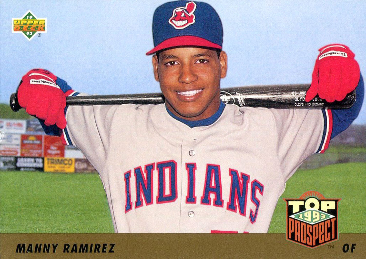 Manny Ramirez Card 2001 Upper Deck Game Jersey #CMR –