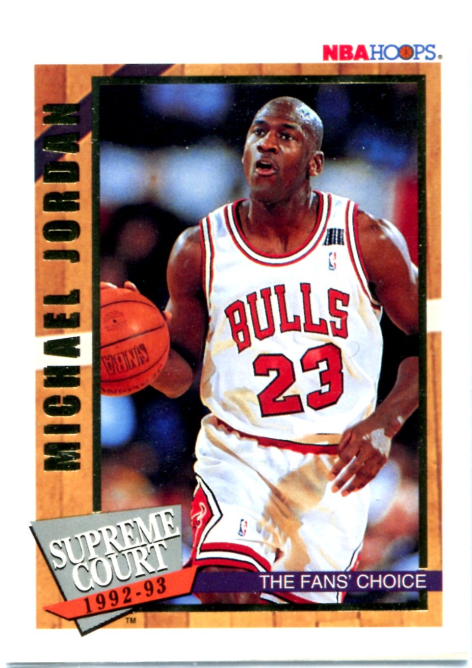 Michael Jordan, MICHAEL JORDAN NBA HOOPS CARD