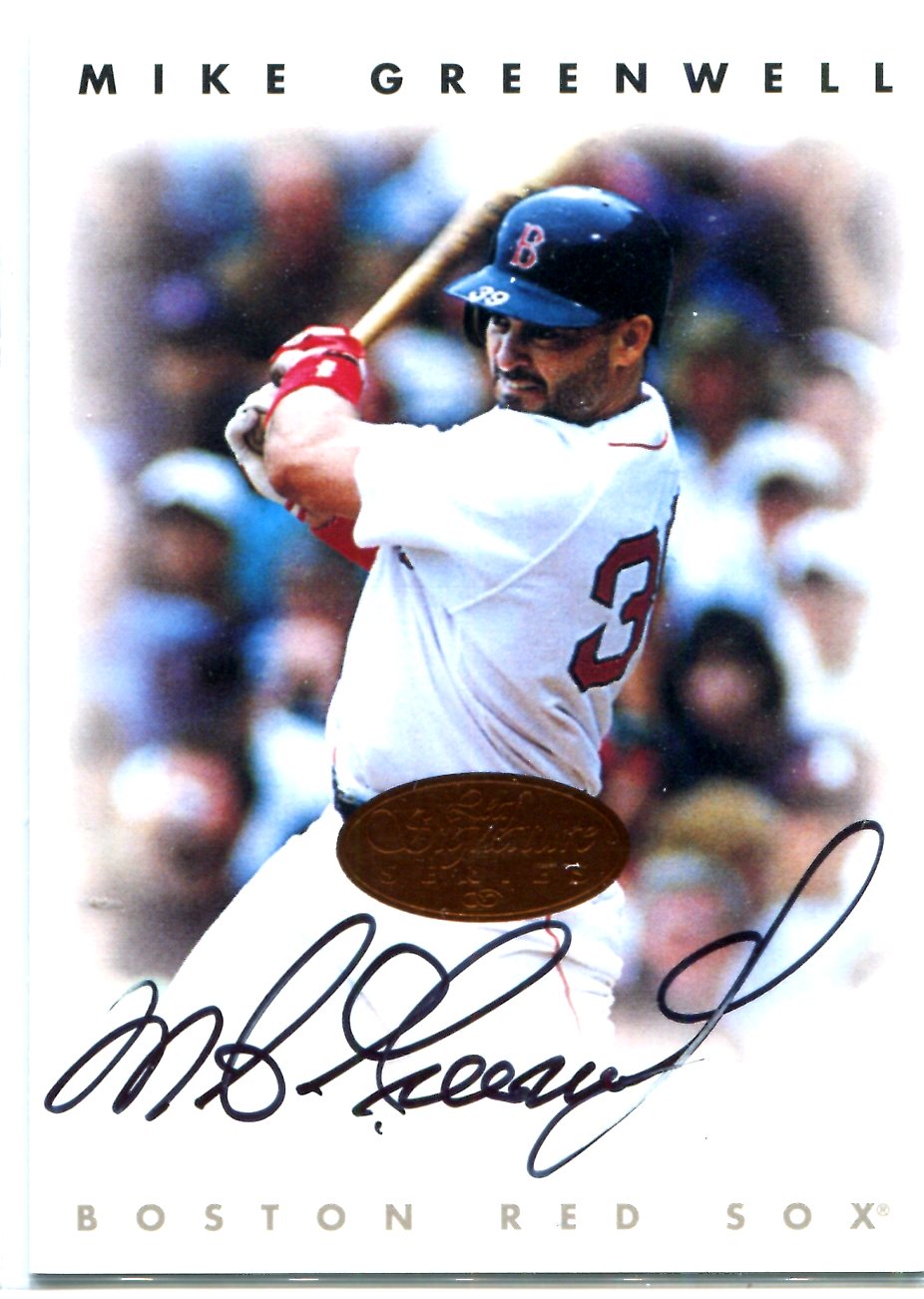 MLB Mike Greenwell Baseball Trading Cards