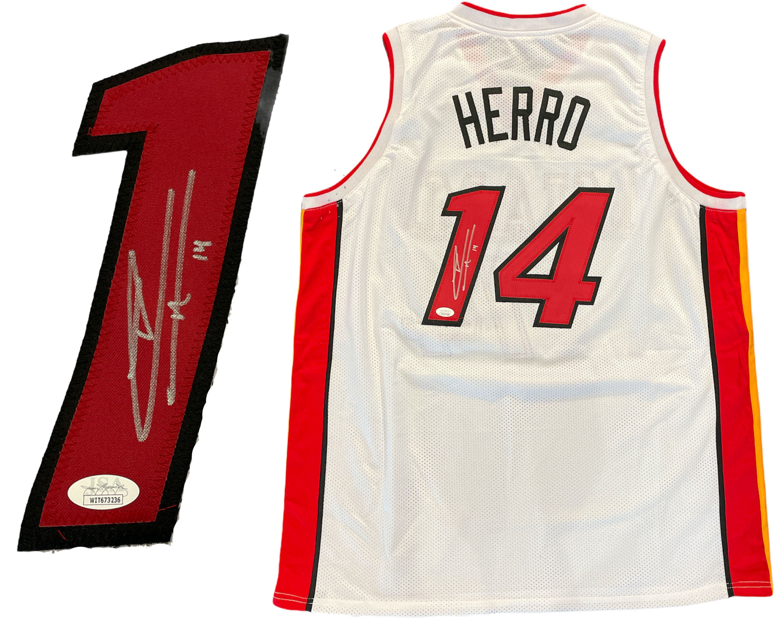 Tyler Herro Miami Heat Autographed White 2020-2021 Nike Swingman