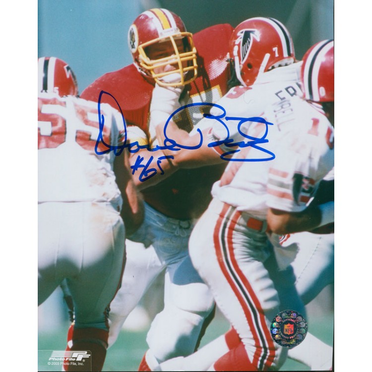 Autographed DAVE BUTZ 8x10 Washington Redskins Photo - Main Line Autographs