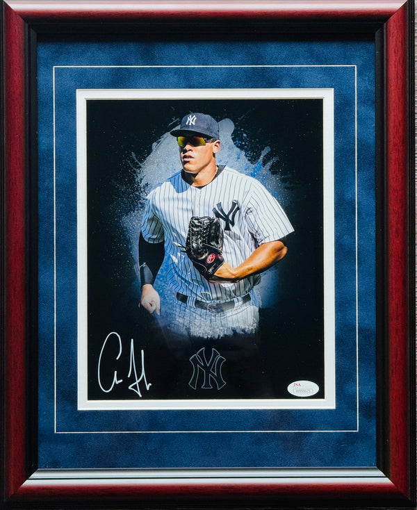 Aaron Judge Autographed 8x10 Framed Baseball Photo (JSA Witness)