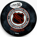 Larry Robinson Autographed Canadiens Official Puck (JSA)