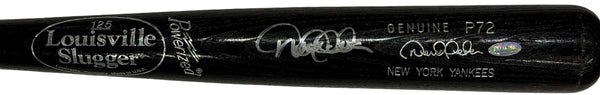 Derek Jeter Autographed Louisville Slugger P72 Black Bat (Steiner)