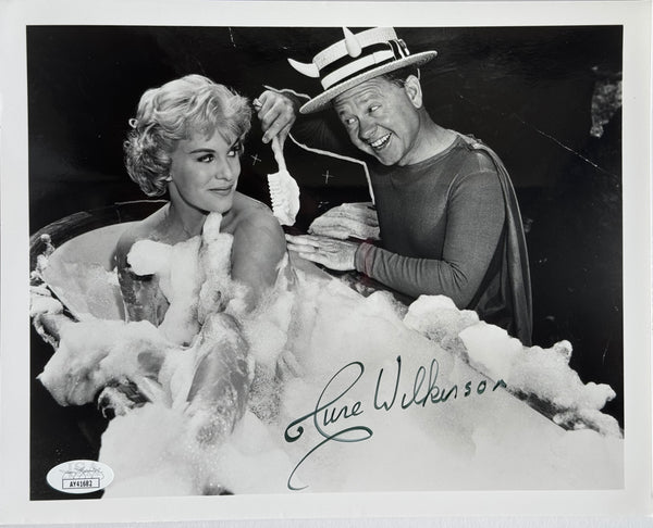 June Wilkinson Autographed 8x10 Photo The Private Lives of Adam and Eve (JSA)