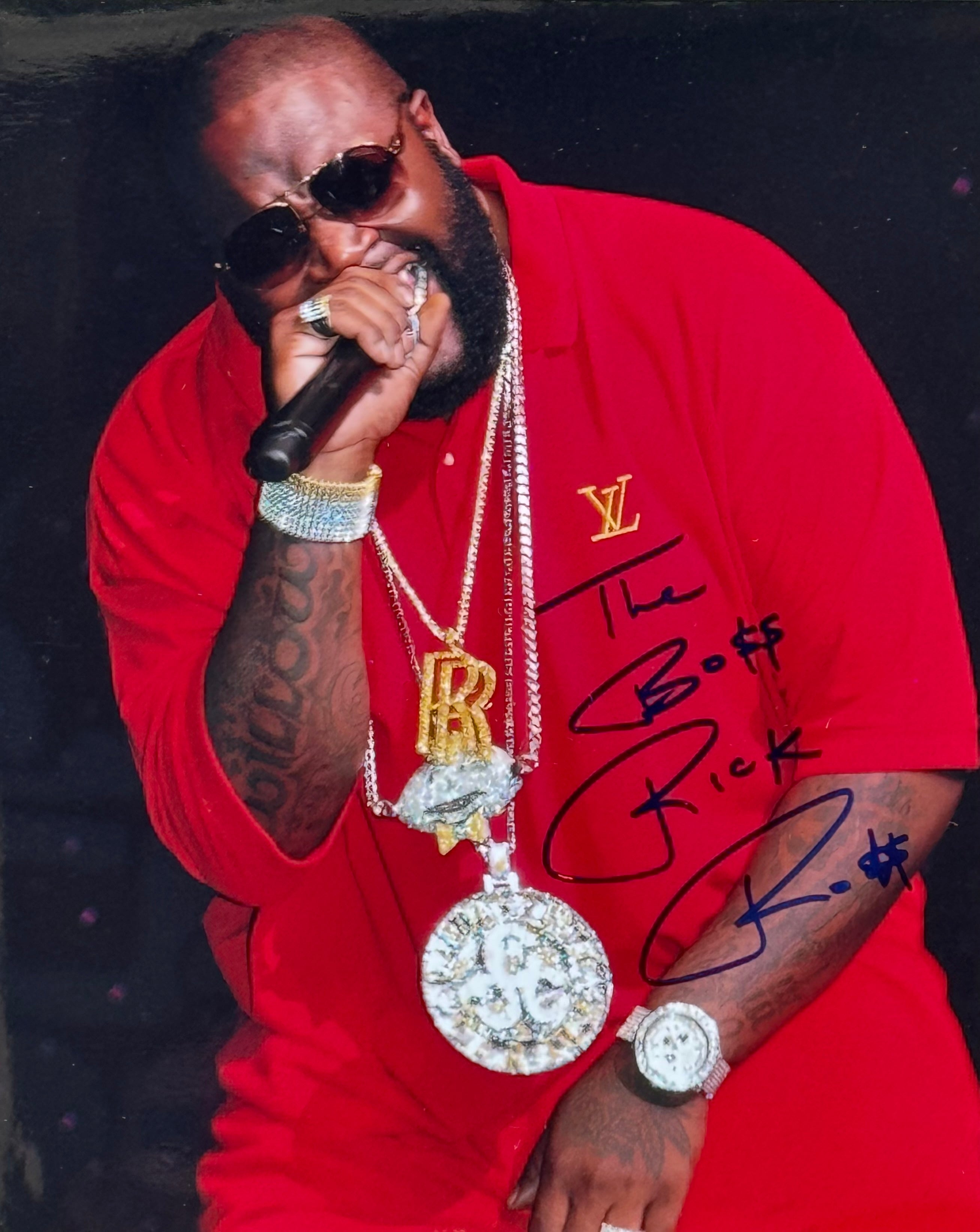 Rick Ross Autographed 8x10 Celebrity Photo | Hollywood Collectibles