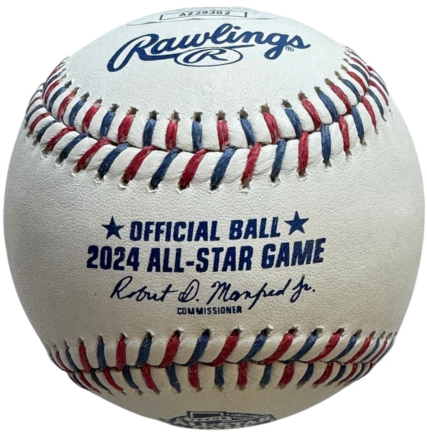 Jose Ramirez Autographed 2024 Official All Star Baseball (JSA)