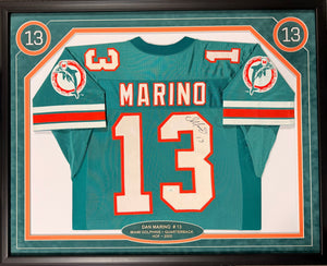 Dan Marino Signed VTG 1994 Authentic Wilson Pro Line 75th Anniversary Framed Jersey (JSA)
