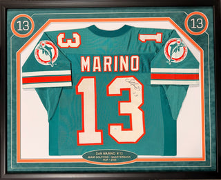 Dan Marino Signed VTG 1994 Authentic Wilson Pro Line 75th Anniversary Framed Jersey (JSA)