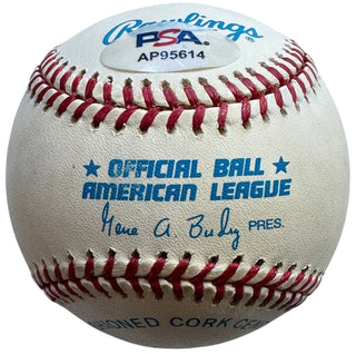 Nolan Ryan Autographed Official American League Baseball (PSA)