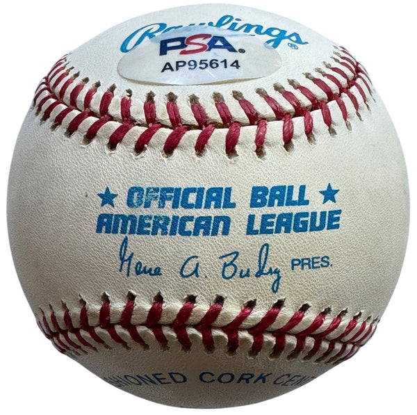 Nolan Ryan Autographed Official American League Baseball (PSA)