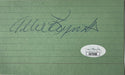 Allie Reynolds Autographed 3x5 Index Card (JSA)