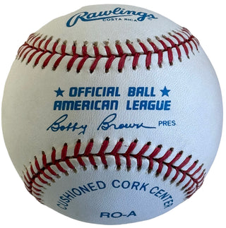 Eddie Mathews Autographed Official American League Baseball (Beckett)