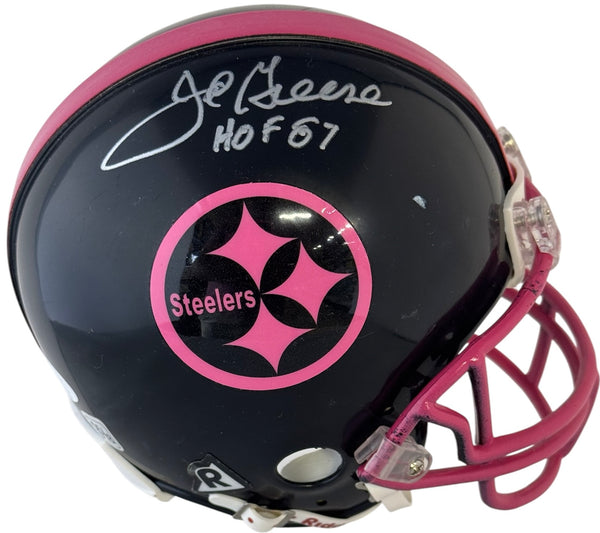 Joe Greene Autographed Pittsburgh Steelers Mini Helmet (JSA)