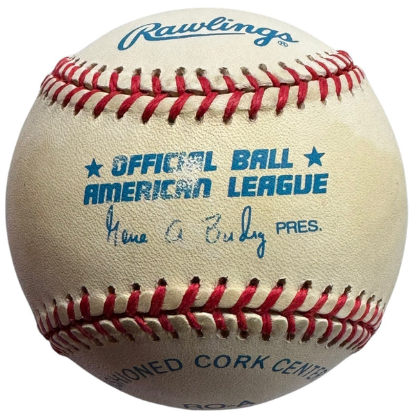 Clete Boyer Autographed Official American League Baseball