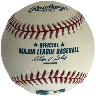 Hank Blalock Autographed Official Major League Baseball